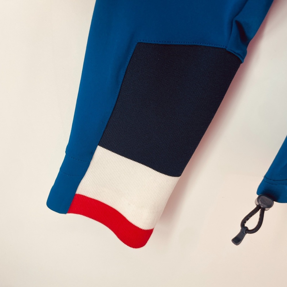Greyson Sequoia Full Zip Jacket Blue S Logo Tennis Golf Retro Colorblock Preppy - Picture 11 of 14
